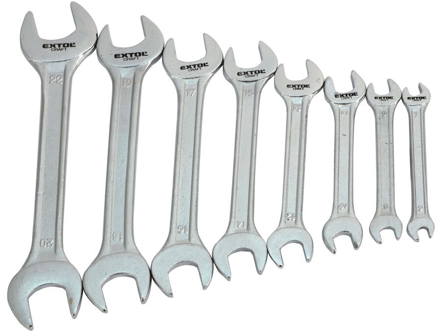Villáskulcs, 8db-os készlet, 6-22mm