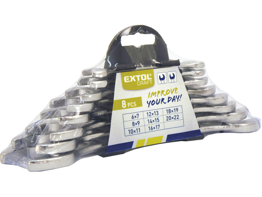 Villáskulcs, 8db-os készlet, 6-22mm – galéria