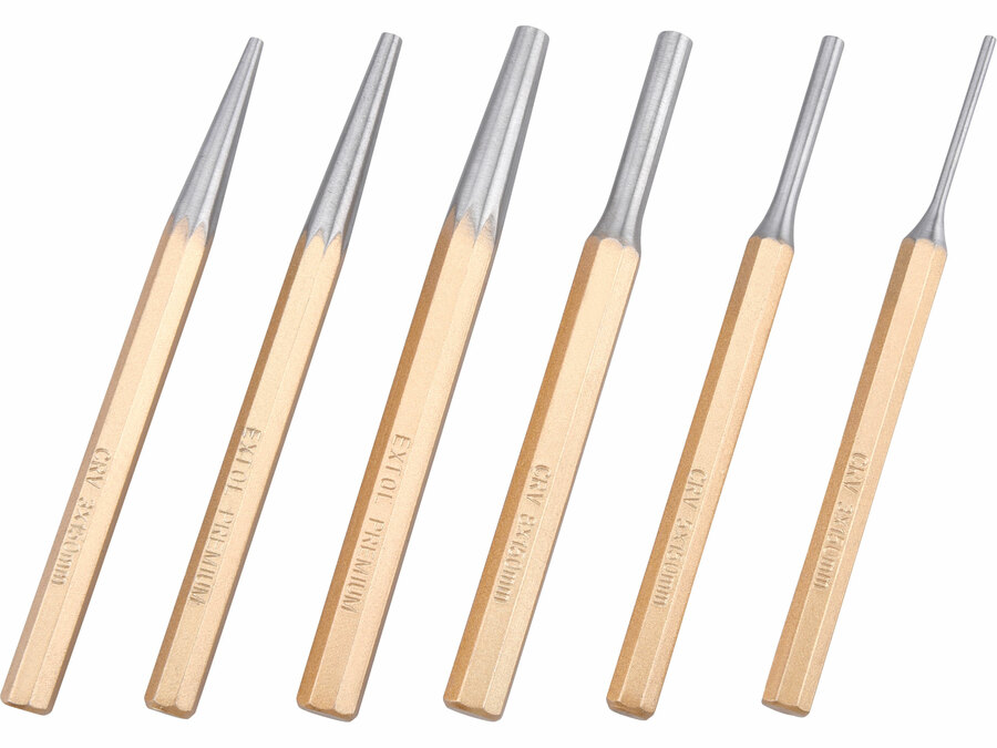 Kiütő klt. 6db CV. HRC 52-58; 3-8mm, 150mm