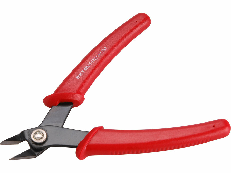 Műszerész oldalcsípőfogó mini 130 mm, HRC 52-55, átvágható drót max.: réz: 2mm, acél:1mm – galéria