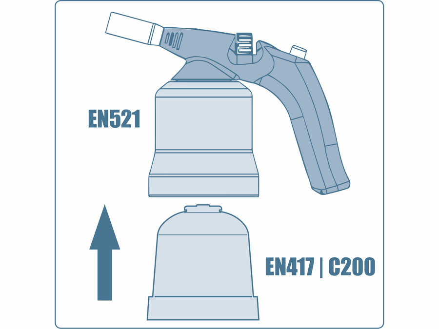Gázlámpa forrasztáshoz, PB gázhoz, piezó gyújtásssal – galéria