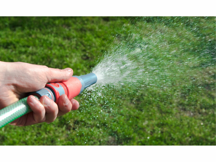 Kerti szórófej, műanyag, szabályozható sugár; kuplung csatlakozó – galéria