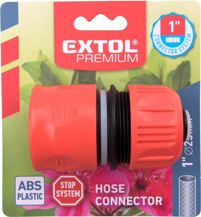 Gyorscsatlakozó, stoppos; 1", ABS műanyag – galéria