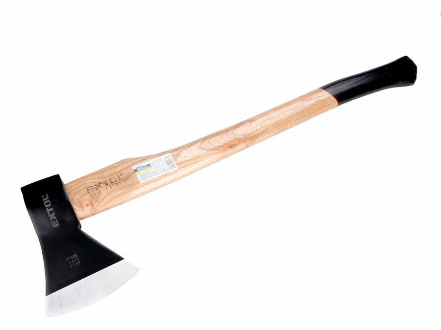 Fejsze, minőségi kőrisfa nyél; 1250g, 70 cm – galéria