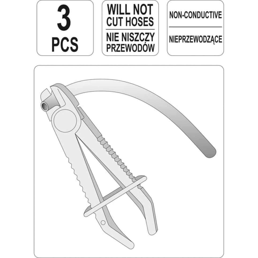 YATO Flexibilis csőszorító 3 db-os készlet – galéria