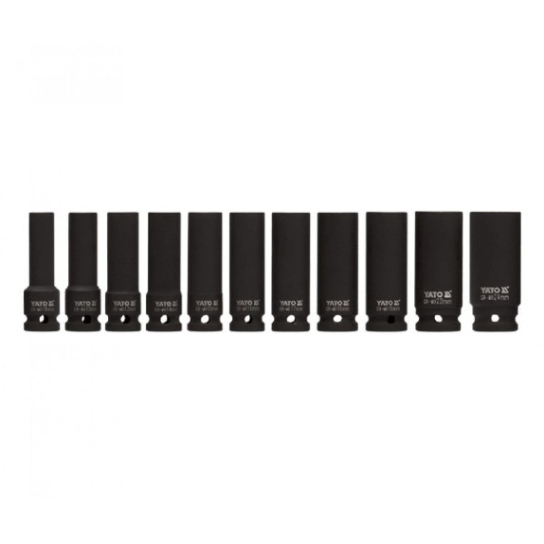YATO Dugókulcs készlet gépi 11 részes 1/2" CrMo kofferban – galéria