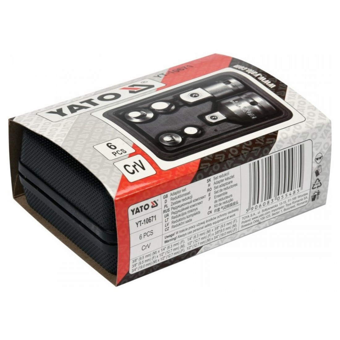 YATO Dugókulcs átalakító készlet 6 részes – galéria