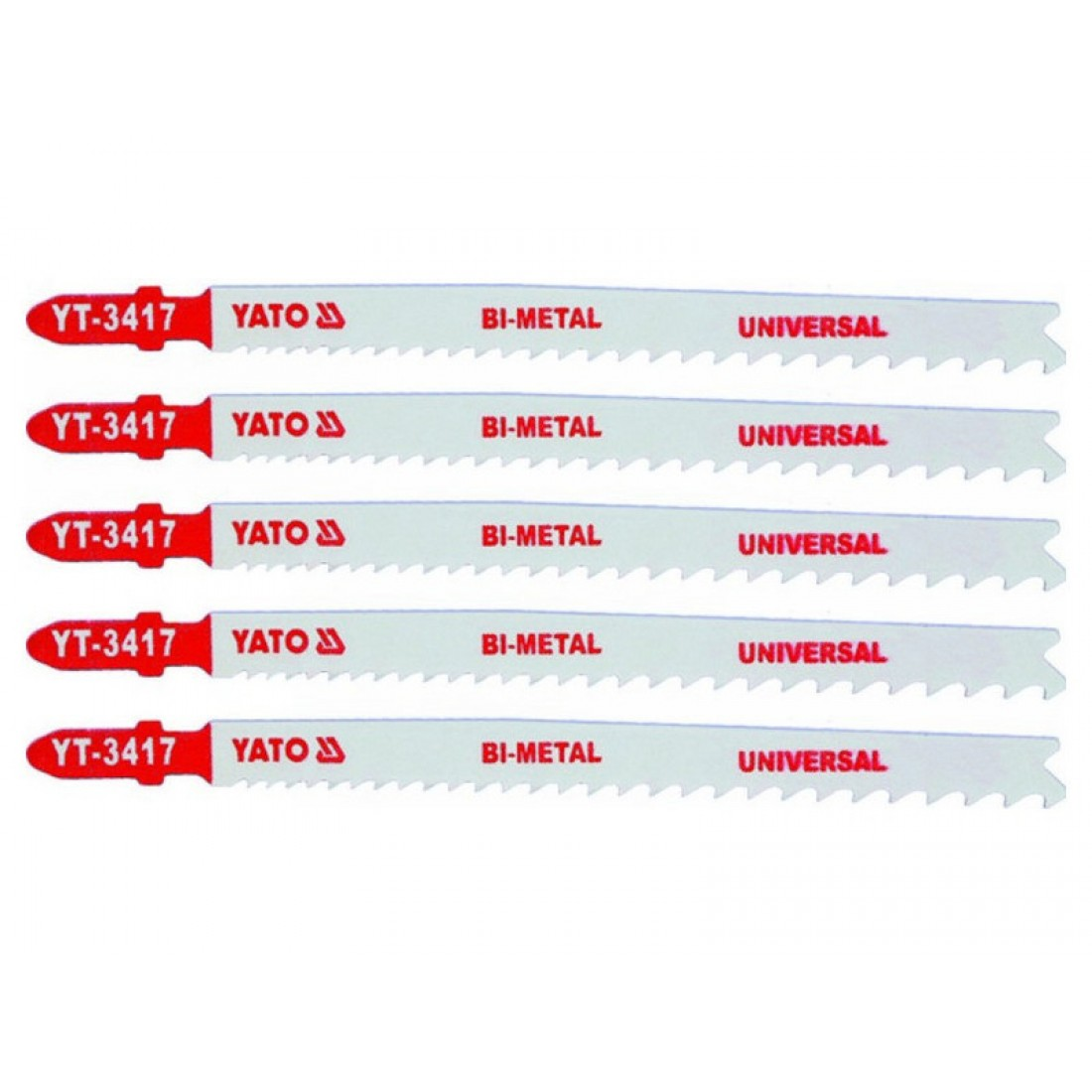 YATO Dekopírfűrészlap 10TPI 130 mm univerzális T-befogás bimetál (5 db/cs)