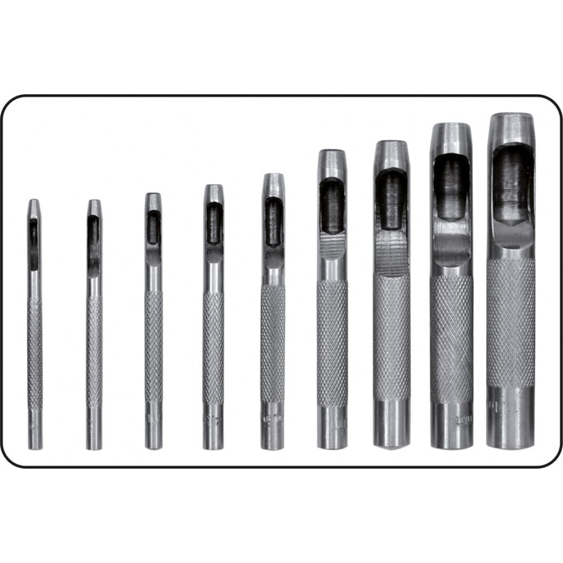 YATO Bőrlyukasztó készlet 9 részes – galéria