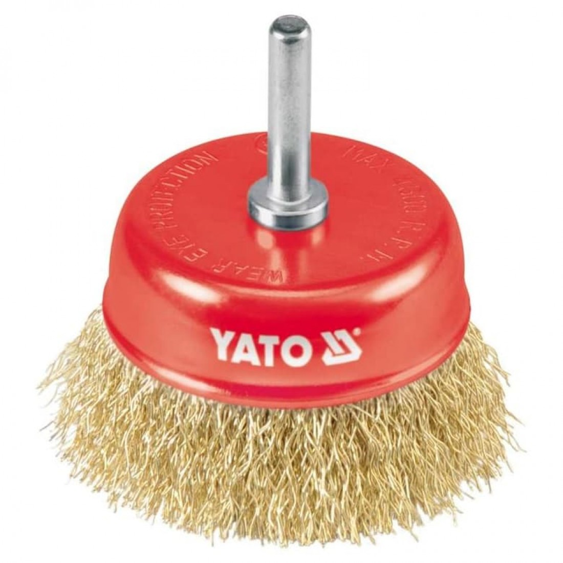 YATO Csapos fazékkefe ø 75mm, hullámos szálú