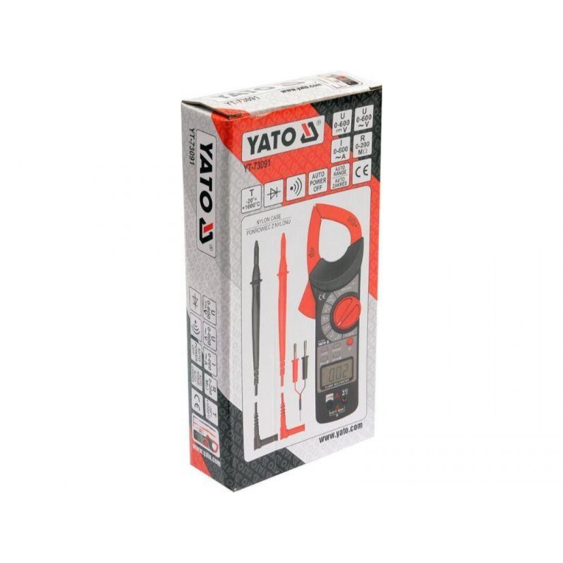 YATO Lakatfogó digitális, 0-600 V/ 0-600 A – galéria