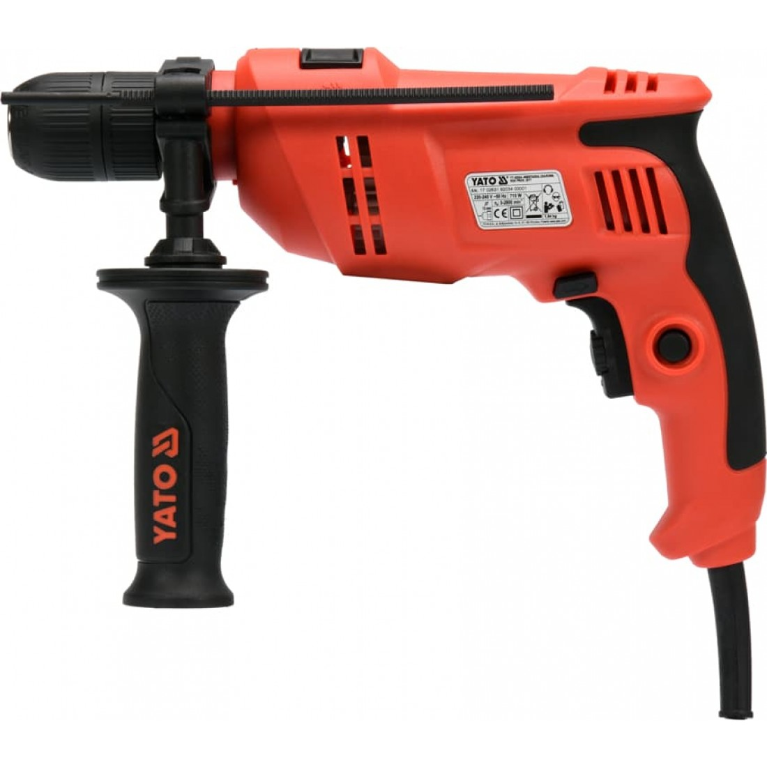 YATO 710 W-os ütvefúró 13mm-es gyorstokmánnyal – galéria