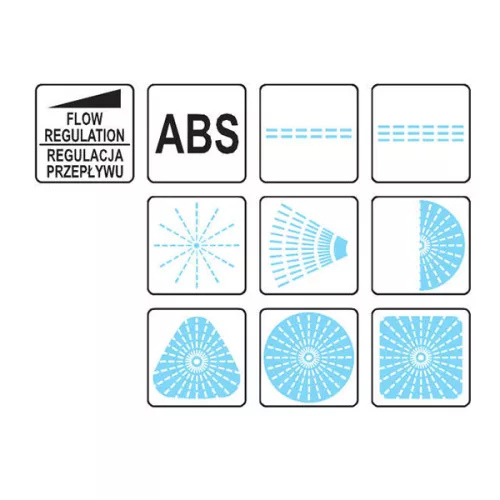 YATO Locsolótalp 8 funkciós – galéria